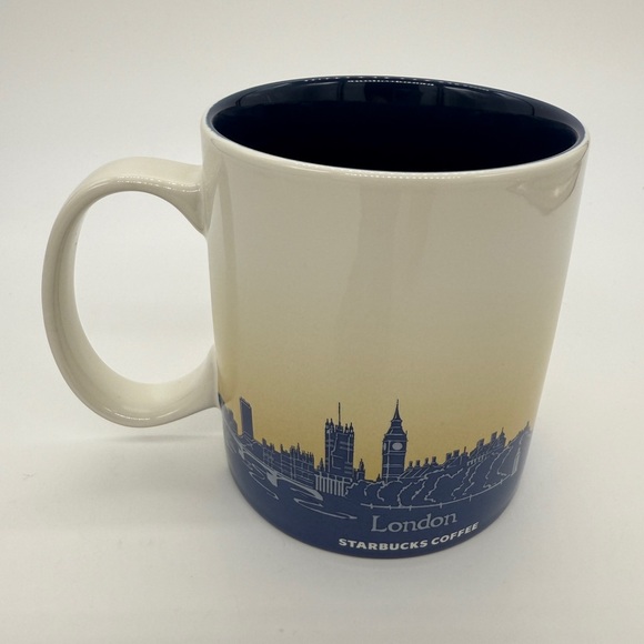 2013 Starbucks Coffee Mug London England City Mug Collector Series 16 oz - Picture 3 of 7